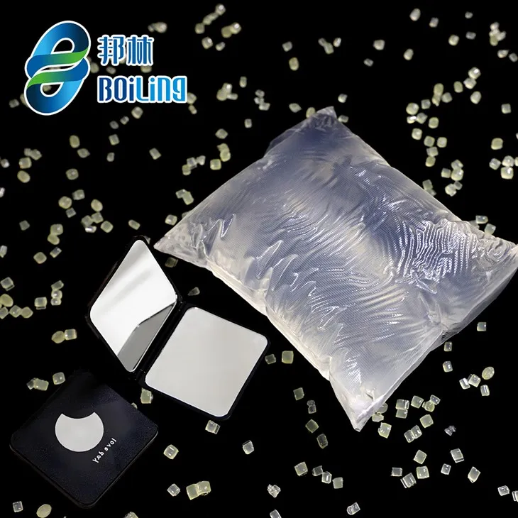 Karsti kūstoša līme mazam kosmētikas spoguļam